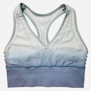 PINK VICTORIA'S SECRET SPORT Blue Ombre Sports Bra - Size Medium